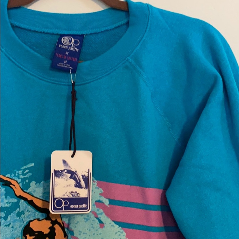 OP Retro Vintage Crew neck Fleece - Picture 3 of 4